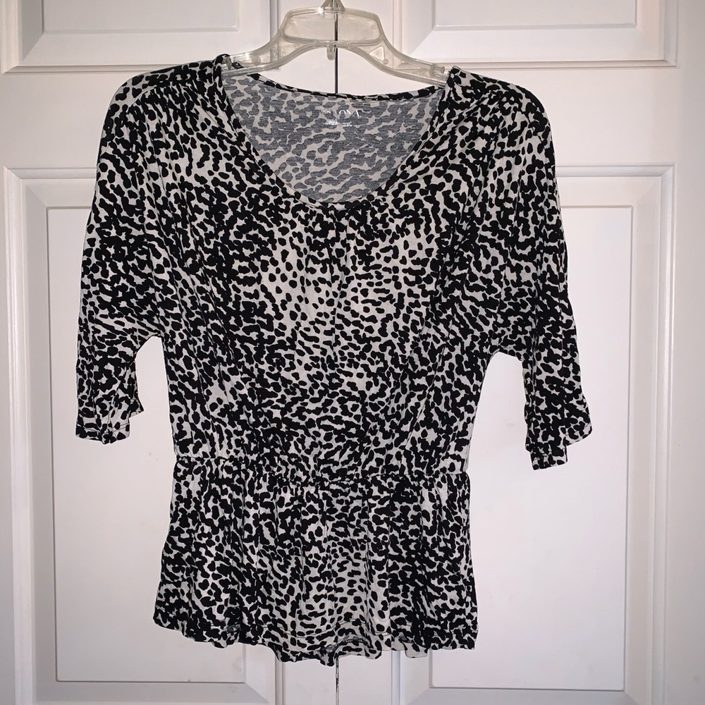 Merona Peplum Top